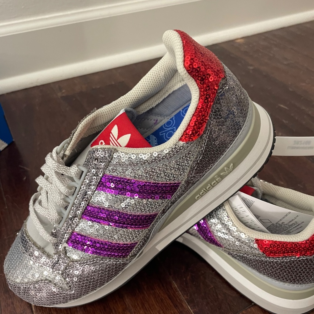 Adidas Original Sequins Sparkly Sneakers